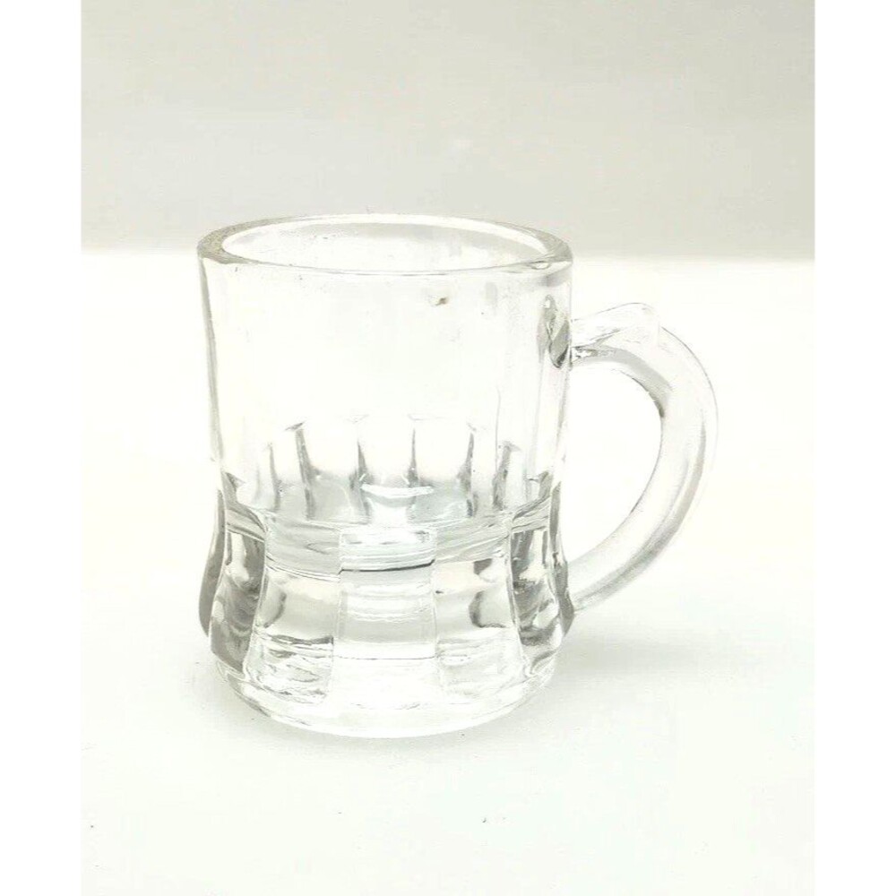 Vtg Federal Glass Company Mini Glass Mini Beer Mug Shot Glass